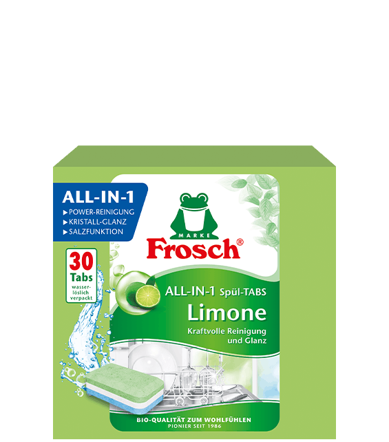 Frosch Limonen All-In-1 Spül-Tabs 26 Tabs