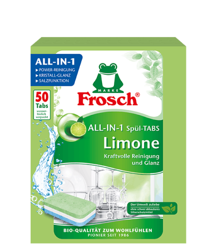 Frosch Limonen All-in-1 Sp&uuml;l-Tabs 50 St&uuml;ck