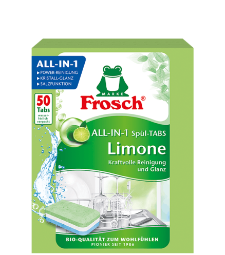 Frosch Limonen All-in-1 Sp&uuml;l-Tabs 50 St&uuml;ck