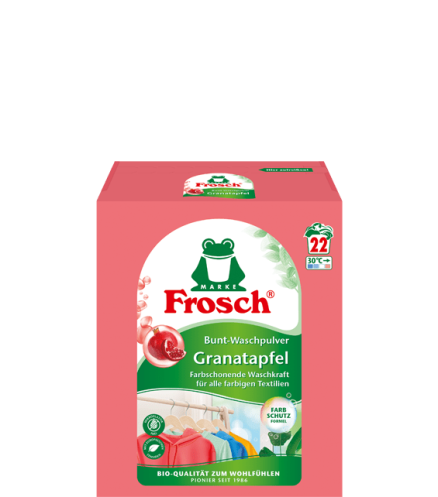 Frosch Bunt-Waschmittel Granatapfel