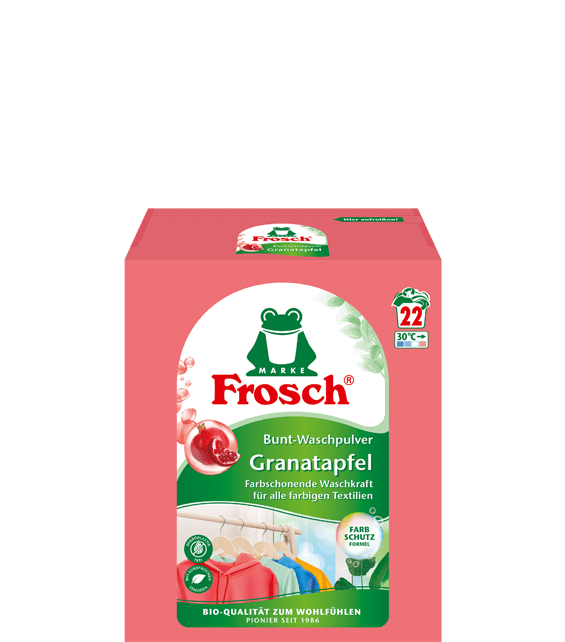 Frosch Bunt-Waschmittel Granatapfel