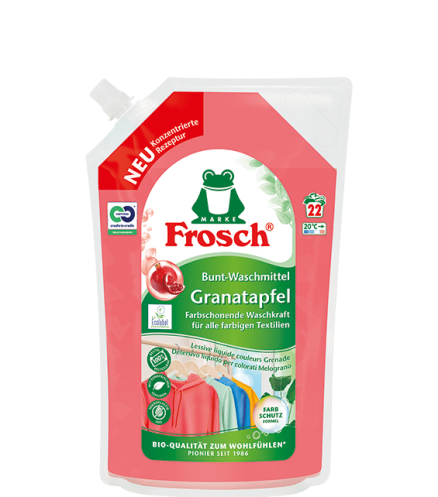 Frosch Bunt-Waschmittel Granatapfel