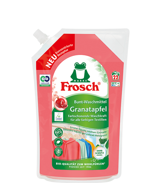Frosch Bunt-Waschmittel Granatapfel