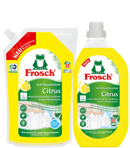 Frosch Voll-Waschmittel Citrus 1,5 L