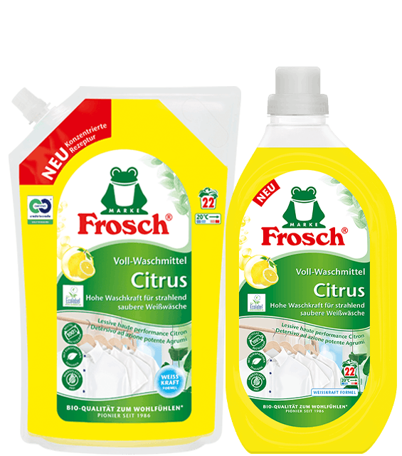 Frosch Voll-Waschmittel Citrus 1,5 L